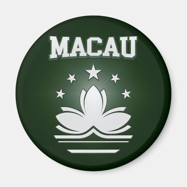 Macau  Coat of Arms Magnet (Front)