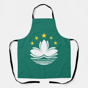 Macau flag apron