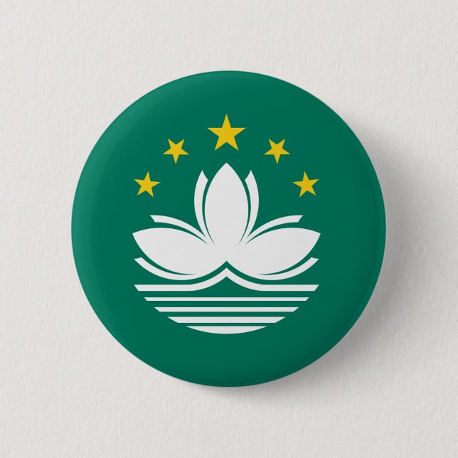 Macau Flag Button (Front)