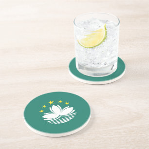 Macau flag coaster
