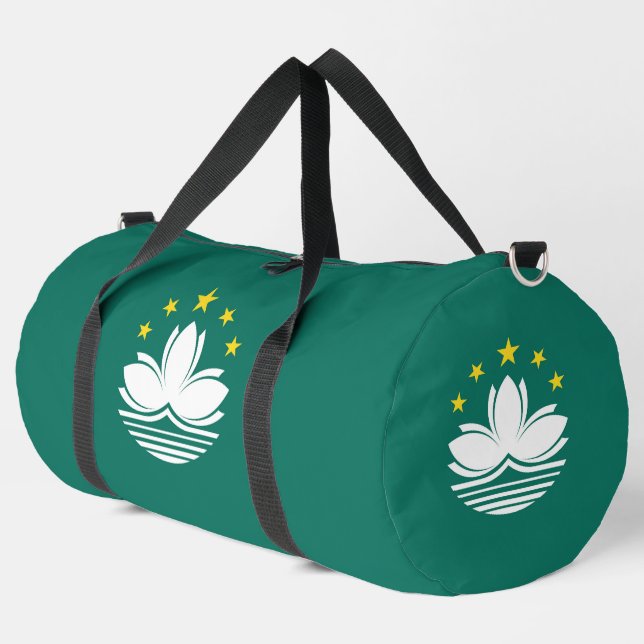 Macau flag duffle bag (Left Corner)