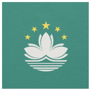 Macau flag fabric