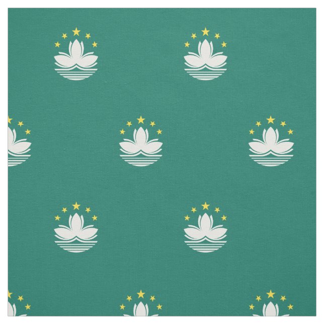 Macau Flag Fabric (Swatch)