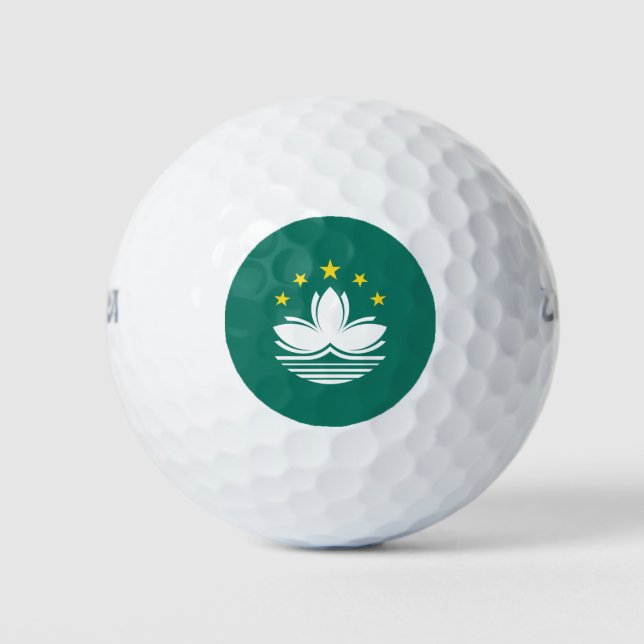 Macau Flag Golf Balls (Front)