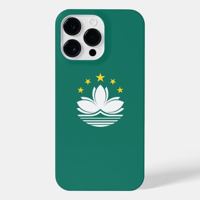 Macau flag iPhone case (Back)