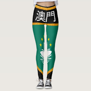 Macau Flag Leggings