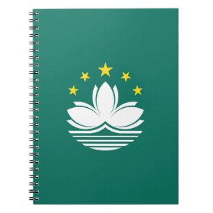 Macau flag notebook