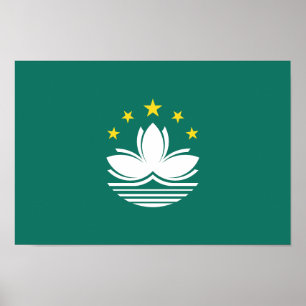 Macau Flag Poster