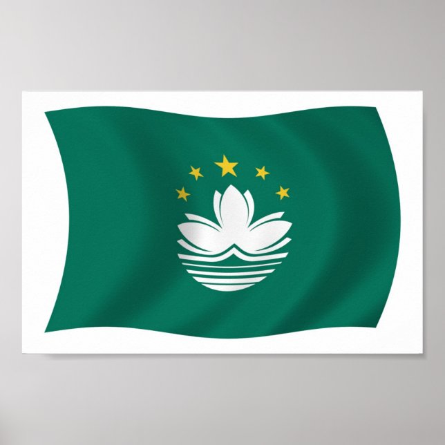 Macau Flag Poster Print (Front)