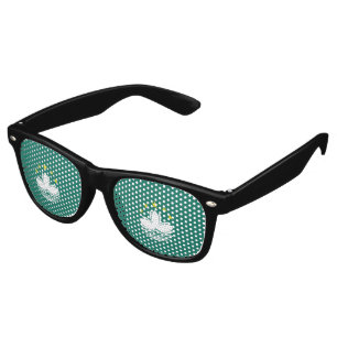 Macau flag retro sunglasses