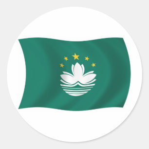 Macau Flag Sticker