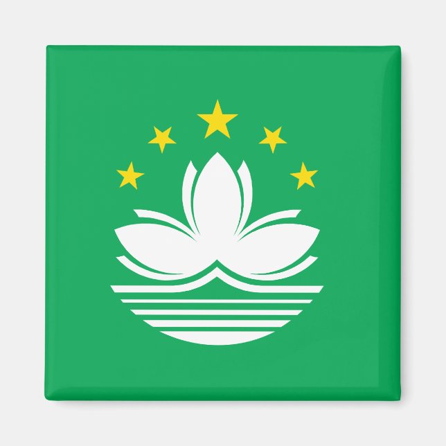Macau High quality Flag Magnet (Front)