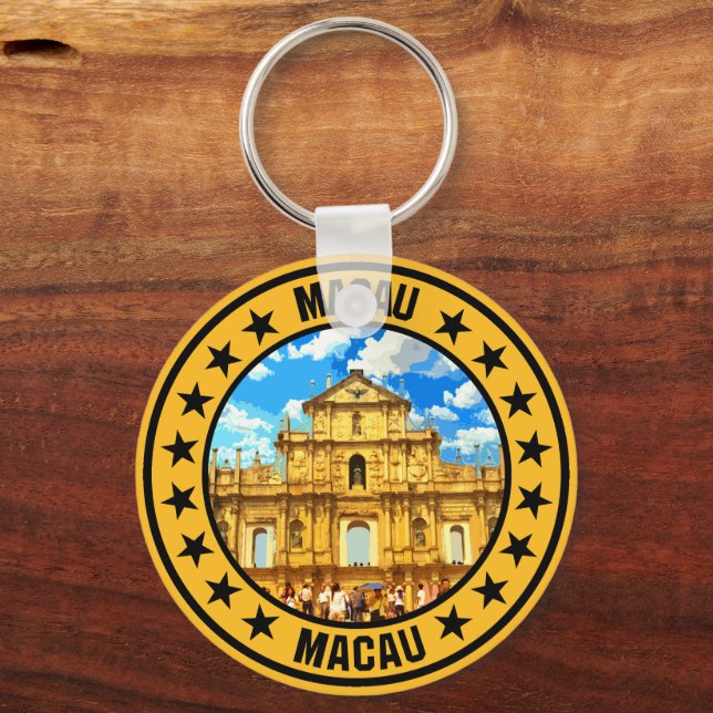Macau                                              key ring (Front)