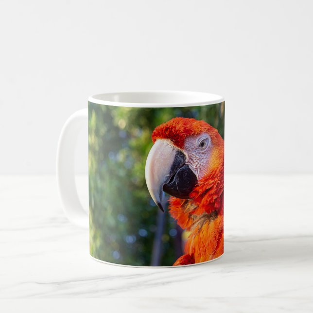 Macaw Bird Coffee Mug (Front Left)
