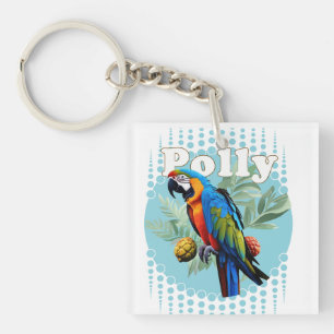Macaw Key Ring