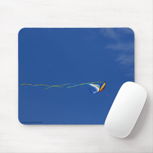 Macaw Kite Mouse Pad (With Mouse)