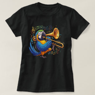 Macaw Louder Than Trombone T-Shirt