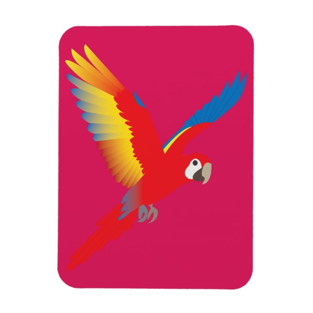 Macaw Magnet (Vertical)