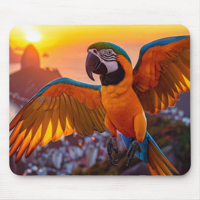 Macaw Mouse Pad (Front)