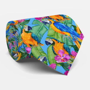 Macaw Neck Summer Blue Tie