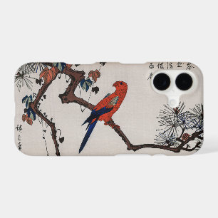 Macaw on Pine Branch, Hiroshige