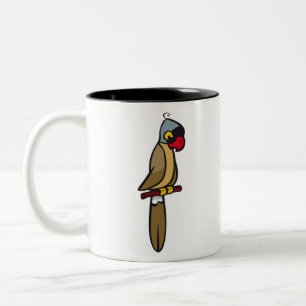 Macaw Parrot 2 Two-Tone Coffee Mug