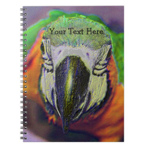 Macaw Parrot Bird Face Animal Notebook