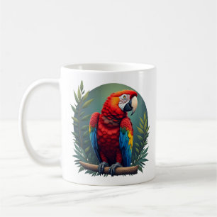 Macaw Parrot Coffee Mug – Colourful Tropical Bird