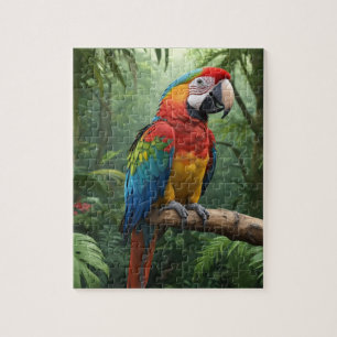 Macaw Parrot Jigsaw Puzzle