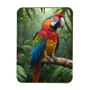 Macaw Parrot Magnet