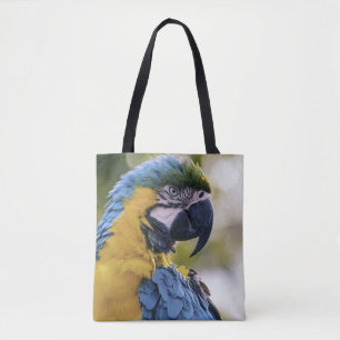 Macaw Parrot Profile Portrait Photograph Tote Bag