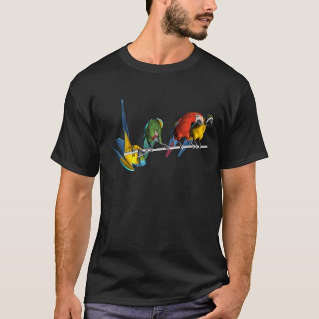 Macaw Parrot T-Shirt (Front)