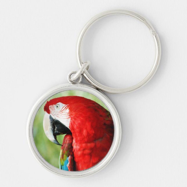 Macaw Portrait Key Ring (Front)