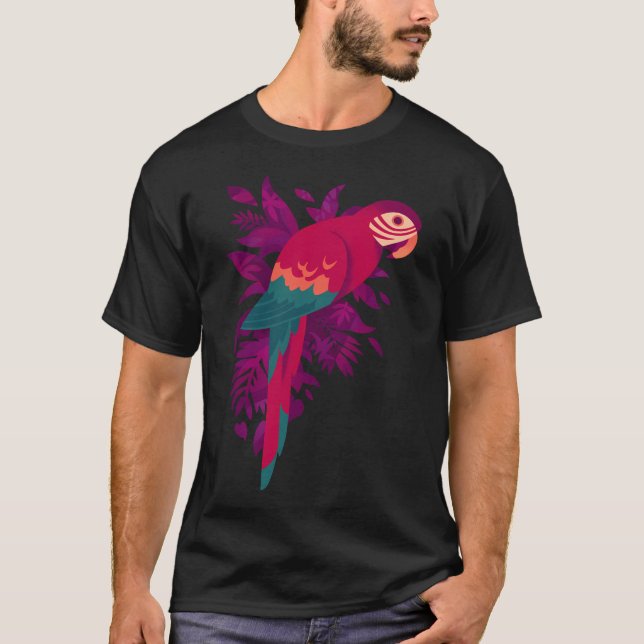 Macaw Silhouette T-Shirt (Front)