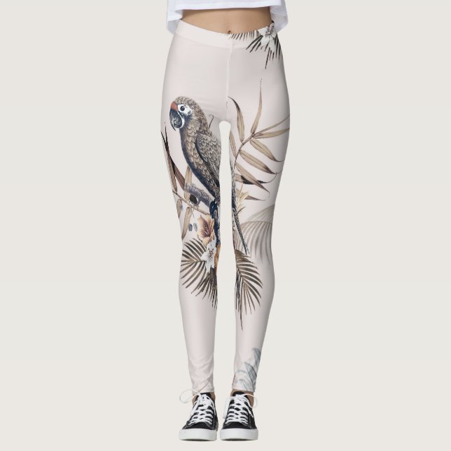 Macaw-Tropical Leggings (Front)