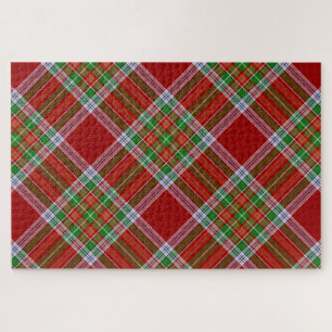 MacBain Clan Tartan Scottish Plaid Jigsaw Puzzle