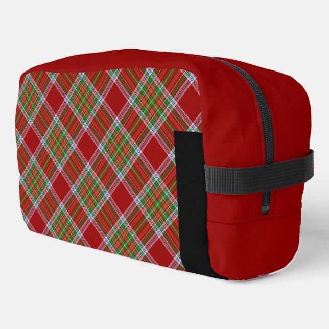 MacBain MacBean Scottish Clan Tartan Plaid Dopp Kit (Left Corner)