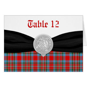 MacBean Ancient Tartan Table Card