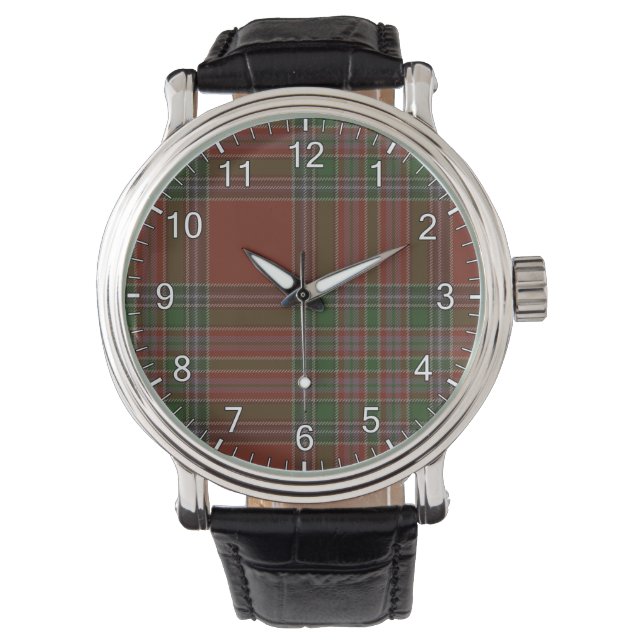 MacBean Clan Tartan Watch (Front)