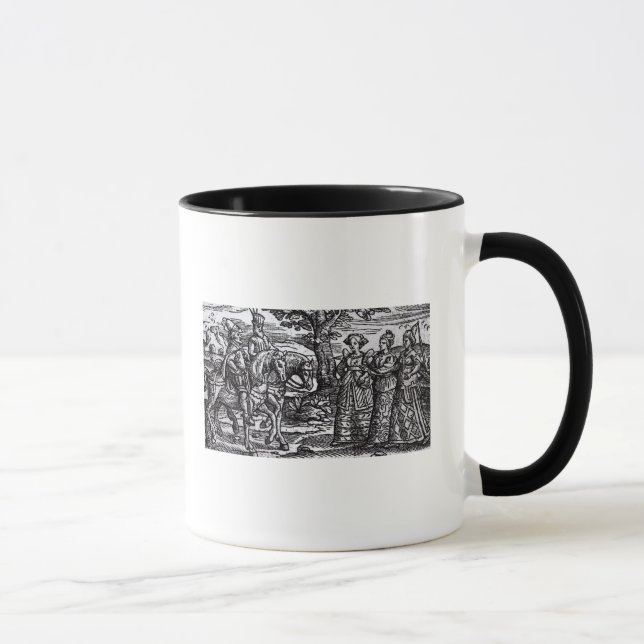 Macbeth, Banquo and the Three Witches Mug (Right)