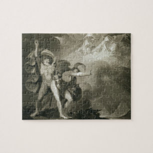 Macbeth, Banquo and the Three Witches on the Heath Jigsaw Puzzle