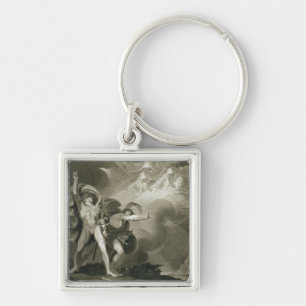 Macbeth, Banquo and the Three Witches on the Heath Key Ring