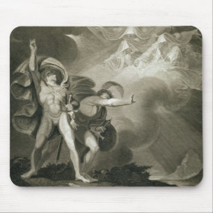 Macbeth, Banquo and the Three Witches on the Heath Mouse Pad