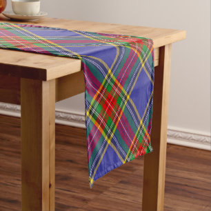 MacBeth Clan Tartan Scottish Plaid Short Table Runner