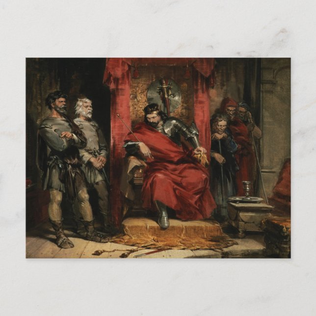 Macbeth instructing the Murderers Postcard (Front)