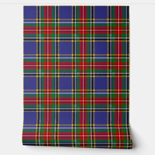 MacBeth Tartan Plaid Scottish Clan Wallpaper (Unrolling)