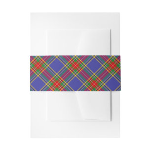 MacBeth Tartan Plaid Scottish Pattern Invitation Belly Band