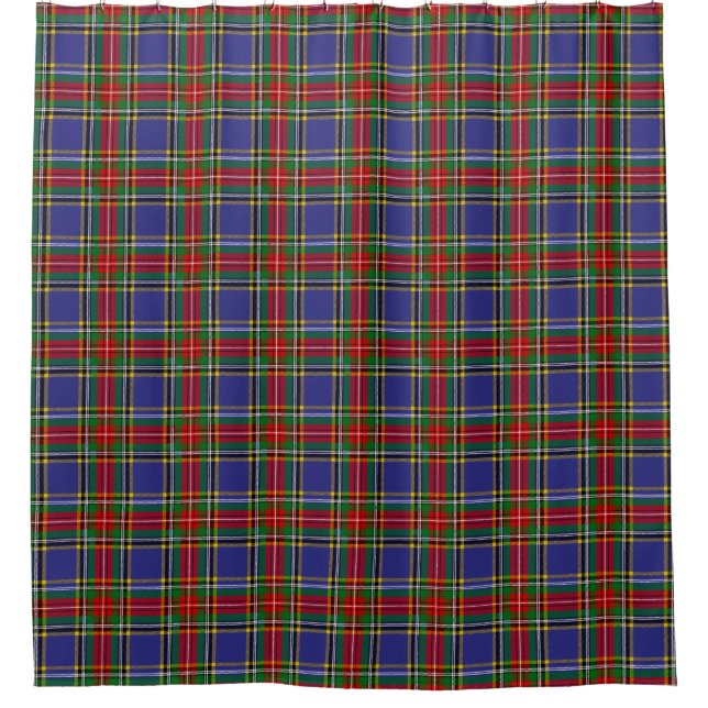 MacBeth Tartan Shower Curtain (Front)
