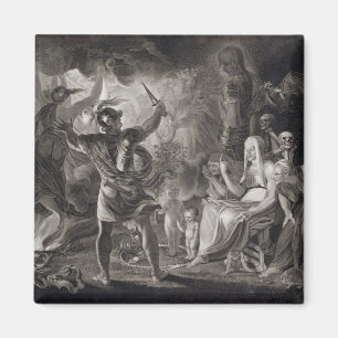 Macbeth, the Three Witches and Hecate in Act IV, S Magnet