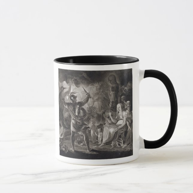 Macbeth, the Three Witches and Hecate in Act IV, S Mug (Right)